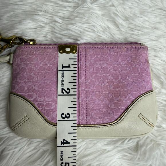 Vintage COACH y2k Small Signature Wristlet - Picture 10 of 10